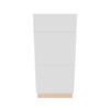 Modernform Cabinet Gloss White 15" W X 34 1/2" H X 21" D Vanity Base with 3 Drawers