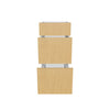 Modernform Cabinet Natural Oak 15" W X 34 1/2" H X 21" D Vanity Base with 3 Drawers