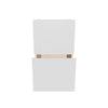 Modernform Cabinet Gloss White 18" W X 34 1/2" H X 21" D Vanity Base with 2 Drawers