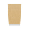 Modernform Cabinet Natural Oak 18" W X 34 1/2" H X 21" D Vanity Base with 3 Drawers