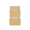 Modernform Cabinet Natural Oak 18" W X 34 1/2" H X 21" D Vanity Base with 3 Drawers