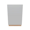 Modernform Cabinet Matte White 21" W X 34 1/2" H X 21" D Vanity Base with 2 Drawers