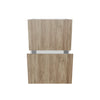 Modernform Cabinet Walnut 21" W X 34 1/2" H X 21" D Vanity Base with 2 Drawers