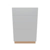 Modernform Cabinet Matte White 21" W X 34 1/2" H X 21" D Vanity Base with 3 Drawers