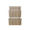 Modernform Cabinet Walnut 21" W X 34 1/2" H X 21" D Vanity Base with 3 Drawers