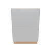 Modernform Cabinet Matte White 24" W X 34 1/2" H X 21" D Vanity Base with 2 Drawers