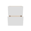 Modernform Cabinet Gloss White 24" W X 34 1/2" H X 21" D Vanity Base with 2 Drawers