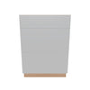 Modernform Cabinet Matte White 24" W X 34 1/2" H X 21" D Vanity Base with 3 Drawers
