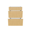 Modernform Cabinet Natural Oak 24" W X 34 1/2" H X 21" D Vanity Base with 3 Drawers