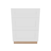 Modernform Cabinet White Shaker 24" W X 34 1/2" H X 21" D Vanity Base with 3 Drawers