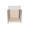 Modernform Cabinet Gloss White 24" W X 34 1/2" H X 21" D Vanity Sink Base 2 Doors/1 False Front