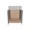 Modernform Cabinet Matte White 24" W X 34 1/2" H X 21" D Vanity Sink Base 2 Doors/1 False Front