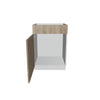Modernform Cabinet Walnut 24" W X 34 1/2" H X 21" D Vanity Sink Base 1 Doors/1 False Front