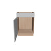 Modernform Cabinet Matte White 24" W X 34 1/2" H X 21" D Vanity Sink Base 1 Doors/1 False Front