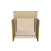 Modernform Cabinet Natural Shaker 27" W X 34 1/2" H X 21" D Sink Base 2 Doors/1 False Front