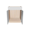 Modernform Cabinet Gloss White 27" W X 34 1/2" H X 21" D Vanity Sink Base 2 Doors/1 False Front
