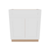 Modernform Cabinet White Shaker 30" W X 34 1/2" H X 21" D Sink Base 2 Doors/1 False Front
