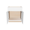 Modernform Cabinet White Shaker 30" W X 34 1/2" H X 21" D Sink Base 2 Doors/1 False Front