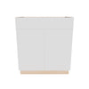 Modernform Cabinet Gloss White 30" W X 34 1/2" H X 21" D Vanity Sink Base 2 Doors/1 False Front