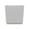 Modernform Cabinet Matte White 30" W X 34 1/2" H X 21" D Vanity Sink Base 2 Doors/1 False Front