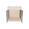 Modernform Cabinet Gloss White 30" W X 34 1/2" H X 21" D Vanity Sink Base 2 Doors/1 False Front