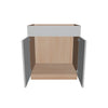 Modernform Cabinet Matte White 30" W X 34 1/2" H X 21" D Vanity Sink Base 2 Doors/1 False Front