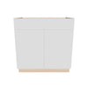Modernform Cabinet Gloss White 33" W X 34 1/2" H X 21" D Vanity Sink Base 2 Doors/1 False Front