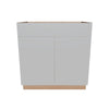 Modernform Cabinet Matte White 33" W X 34 1/2" H X 21" D Vanity Sink Base 2 Doors/1 False Front