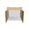 Modernform Cabinet Natural Oak 36" W X 34 1/2" H X 21" D Vanity Sink Base 2 Doors/1 False Front