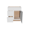 Modernform Cabinet White Shaker 30" W X 34 1/2" H X 21" D Combo Cabinet w/2 Drawers