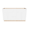 Modernform Cabinet White Shaker 60" W X 34 1/2" H X 21" D Combo Cabinet 4 Doors/3 Drawers/2 False Front
