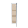 J&K White Shaker S8 Single Door Wall Cabinet - 09" W x 36" H