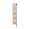 J&K White Shaker S8 Single Door Wall Cabinet - 09" W x 42" H