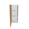 Modernform Cabinet Natural Oak 12" W X 30" H X 12" D Single Door Wall Cabinet