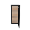 Modernform Cabinet Onyx Black Shaker 12" W X 30" H X 12" D  Single Door Wall Cabinet