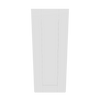 Modernform Cabinet White Shaker 12" W X 30" H X 12" D  Single Door Wall Cabinet