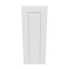 J&K White Shaker S8 Single Door Wall Cabinet - 12" W x 30" H