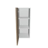 Modernform Cabinet Walnut 12" W X 30" H X 12" D Single Door Wall Cabinet