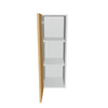 Modernform Cabinet Natural Oak 12" W X 36" H X 12" D Single Door Wall Cabinet