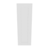 Modernform Cabinet White Shaker 12" W X 36" H X 12" D Single Door Wall Cabinet