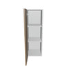 Modernform Cabinet Walnut 12" W X 36" H X 12" D Single Door Wall Cabinet