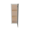 Modernform Cabinet Slim Dove White 12" W X 36" H X 12" D Single Door Wall Cabinet