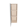 Modernform Cabinet Gloss White 12" W X 36" H X 12" D Single Door Wall Cabinet