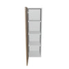 Modernform Cabinet Walnut 12" W X 42" H X 12" D Single Door Wall Cabinet
