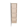 Modernform Cabinet Gloss White 12" W X 42" H X 12" D Single Door Wall Cabinet