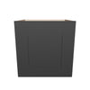 Modernform Cabinet Onyx Black Shaker 15" W X 15" H X 12" D Single Door Wall Cabinet