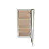 Modernform Cabinet Slim Dove White 15" W X 30" H X 12" D Single Glass Door Wall Cabinet