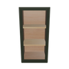 Modernform Cabinet Slim Sage Green 15" W X 30" H X 12" D Single Glass Door Wall Cabinet