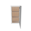 Modernform Cabinet White Shaker 15" W X 30" H X 12" D  Single Door Wall Cabinet