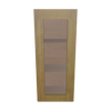 Modernform Cabinet Natural Shaker 15" W X 36" H X 12" D Single Glass Door Wall Cabinet